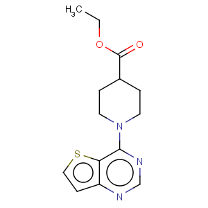 CAS No:910037-27-3 4-Piperidinecarboxylicacid, 1-thieno[3,2-d]pyrimidin-4-yl-, ethyl ester