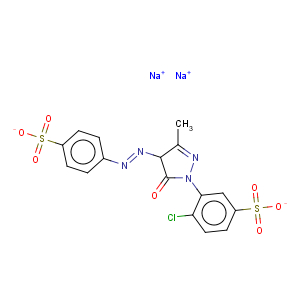 CAS No:91101-24-5 Benzenesulfonic acid,4-chloro-3-[4,5-dihydro-3-methyl-5-oxo-4-[2-(4-sulfophenyl)diazenyl]-1H-pyrazol-1-yl]-