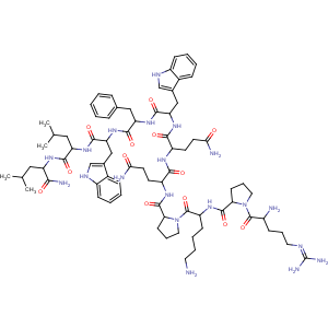 CAS No:91224-37-2 L-Leucinamide,D-arginyl-L-prolyl-L-lysyl-L-prolyl-L-glutaminyl-L-glutaminyl-D-tryptophyl-L-phenylalanyl-D-tryptophyl-L-leucyl-