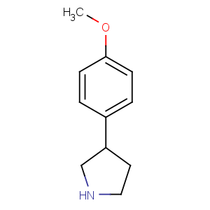 CAS No:91246-26-3 3-(4-methoxyphenyl)pyrrolidine