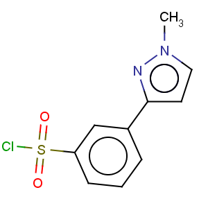 CAS No:912569-59-6 Benzenesulfonyl chloride, 3-(1-methyl-1H-pyrazol-3-yl)-