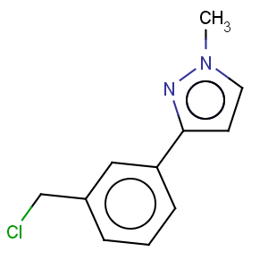 CAS No:912569-61-0 1H-Pyrazole,3-[3-(chloromethyl)phenyl]-1-methyl-
