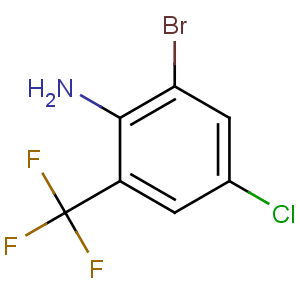 CAS No:912617-74-4 2-bromo-4-chloro-6-(trifluoromethyl)aniline