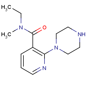 CAS No:912761-62-7 N-ethyl-N-methyl-2-piperazin-1-ylpyridine-3-carboxamide