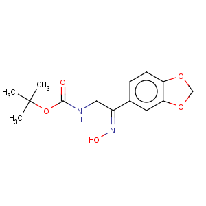 CAS No:912762-64-2 (2-benzo[1,3]dioxol-5-yl-2-hydroxyimino-ethyl)-carbamic acid tert-butyl ester
