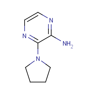 CAS No:912773-12-7 3-pyrrolidin-1-ylpyrazin-2-amine