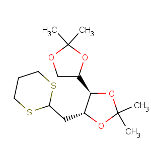 CAS No:91294-64-3 D-arabino-Hexose,2-deoxy-3,4:5,6-bis-O-(1-methylethylidene)-, cyclic 1,3-propanediyldithioacetal (9CI)