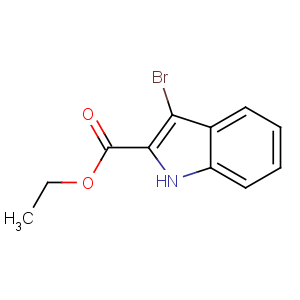 CAS No:91348-45-7 ethyl 3-bromo-1H-indole-2-carboxylate