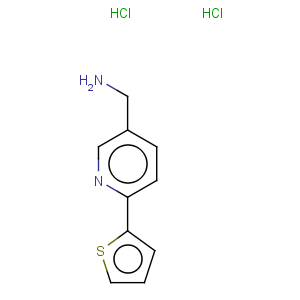 CAS No:913830-32-7 3-Pyridinemethanamine,6-(2-thienyl)-, hydrochloride (1:2)