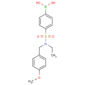 CAS No:913835-55-9 [4-[ethyl-[(4-methoxyphenyl)methyl]sulfamoyl]phenyl]boronic acid
