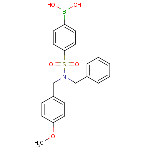 CAS No:913835-95-7 [4-[benzyl-[(4-methoxyphenyl)methyl]sulfamoyl]phenyl]boronic acid