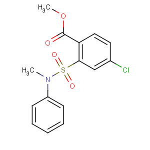CAS No:914221-64-0 methyl 4-chloro-2-[methyl(phenyl)sulfamoyl]benzoate