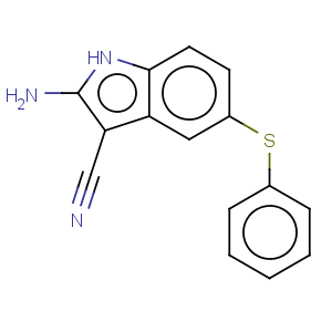 CAS No:91531-98-5 1H-Indole-3-carbonitrile,2-amino-5-(phenylthio)-