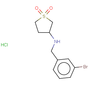 CAS No:915402-19-6 (3-Bromo-benzyl)-(1,1-dioxo-tetrahydrothiophen-3-yl)-amine hydrochloride