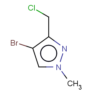 CAS No:915707-66-3 1H-Pyrazole,4-bromo-3-(chloromethyl)-1-methyl-