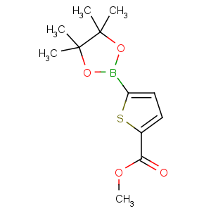 CAS No:916138-13-1 methyl<br />5-(4,4,5,5-tetramethyl-1,3,2-dioxaborolan-2-yl)thiophene-2-carboxylate