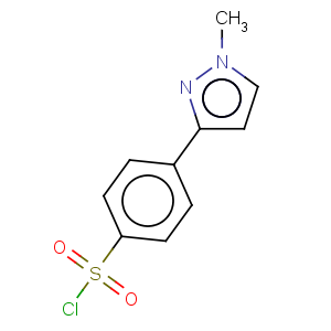 CAS No:916766-81-9 4-(1-methyl-1h-pyrazol-3-yl)benzenesulphonyl chloride 97