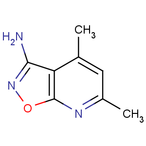 CAS No:916792-12-6 4,6-dimethyl-[1,2]oxazolo[5,4-b]pyridin-3-amine