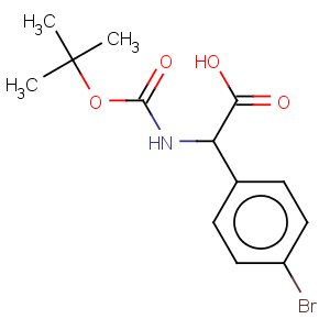 CAS No:917925-71-4 (4-bromo-phenyl)-tert-butoxycarbonylamino-acetic acid