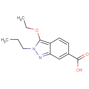 CAS No:919106-92-6 3-ethoxy-2-propylindazole-6-carboxylic acid