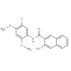 CAS No:92-72-8 N-(5-chloro-2,4-dimethoxyphenyl)-3-hydroxynaphthalene-2-carboxamide