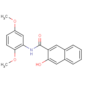 CAS No:92-73-9 N-(2,5-dimethoxyphenyl)-3-hydroxynaphthalene-2-carboxamide
