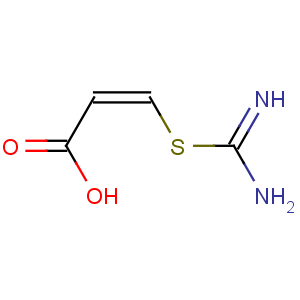 CAS No:92138-10-8 2-Propenoic acid,3-[(aminoiminomethyl)thio]-, (2Z)-