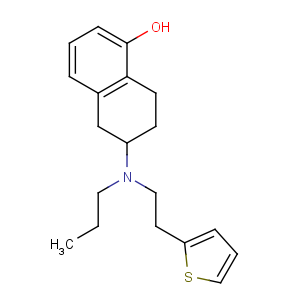 CAS No:92206-54-7 6-[propyl(2-thiophen-2-ylethyl)amino]-5,6,7,8-tetrahydronaphthalen-1-ol