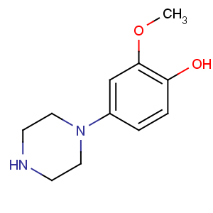 CAS No:925889-93-6 2-methoxy-4-piperazin-1-ylphenol