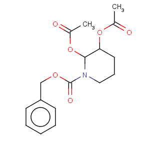 CAS No:92599-77-4 1-Piperidinecarboxylicacid, 2,3-bis(acetyloxy)-, phenylmethyl ester