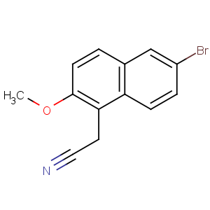 CAS No:92643-17-9 2-(6-bromo-2-methoxynaphthalen-1-yl)acetonitrile
