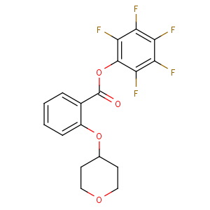 CAS No:926921-58-6 (2,3,4,5,6-pentafluorophenyl) 2-(oxan-4-yloxy)benzoate