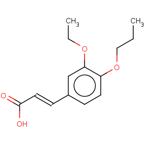 CAS No:92864-99-8 2-Propenoicacid, 3-(3-ethoxy-4-propoxyphenyl)-