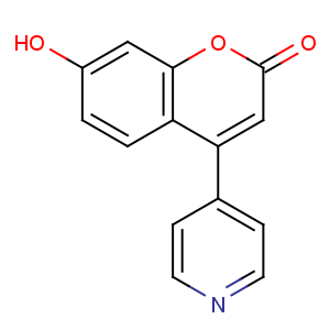 CAS No:92906-36-0 7-hydroxy-4-pyridin-4-ylchromen-2-one