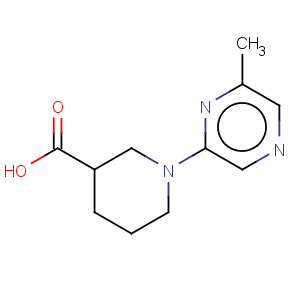 CAS No:930111-02-7 1-(6-methylpyrazin-2-yl)piperidine-3-carboxylic acid