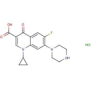 CAS No:93107-08-5 1-cyclopropyl-6-fluoro-4-oxo-7-piperazin-1-ylquinoline-3-carboxylic<br />acid