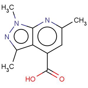 CAS No:93181-48-7 1,3,6-Trimethyl-1H-pyrazolo[3,4-b]pyridine-4-carboxylic acid