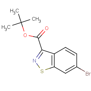 CAS No:932702-07-3 tert-butyl 6-bromo-1,2-benzothiazole-3-carboxylate