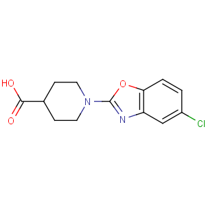 CAS No:936074-51-0 1-(5-chloro-1,3-benzoxazol-2-yl)piperidine-4-carboxylic acid