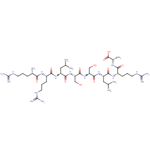 CAS No:93674-74-9 L-Alanine,L-arginyl-L-arginyl-L-leucyl-L-seryl-L-seryl-L-leucyl-L-arginyl- (9CI)