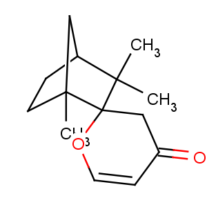 CAS No:93777-36-7 Spiro[bicyclo[2.2.1]heptane-2,2'-[2H]pyran]-4'(3'H)-one,1,3,3-trimethyl-