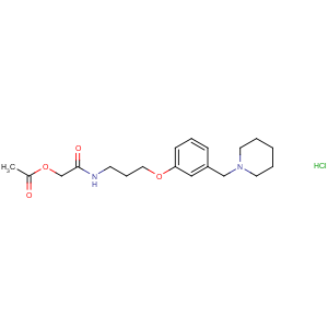 CAS No:93793-83-0 [2-oxo-2-[3-[3-(piperidin-1-ylmethyl)phenoxy]propylamino]ethyl]<br />acetate
