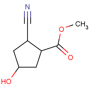 CAS No:93929-60-3 Cyclopentanecarboxylicacid, 2-cyano-4-hydroxy-, methyl ester, [1R-(1a,2b,5a)]- (9CI)