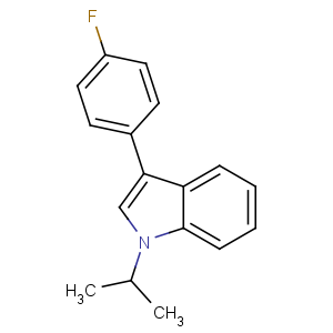 CAS No:93957-49-4 3-(4-fluorophenyl)-1-propan-2-ylindole