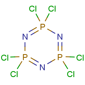 CAS No:940-71-6 2,2,4,4,6,6-hexachloro-1,3,5-triaza-2λ