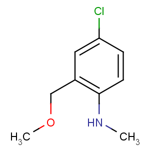 CAS No:941294-12-8 4-chloro-2-(methoxymethyl)-N-methylaniline