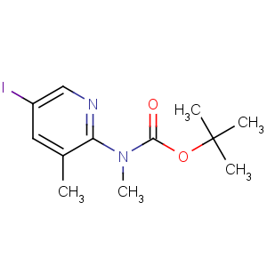 CAS No:942206-08-8 tert-butyl N-(5-iodo-3-methylpyridin-2-yl)-N-methylcarbamate