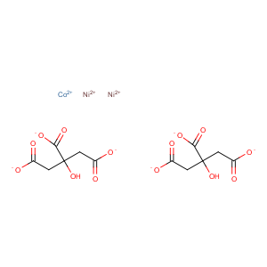 CAS No:94232-44-7 1,2,3-Propanetricarboxylicacid, 2-hydroxy-, cobalt(2+) nickel(2+) salt (2:1:2)