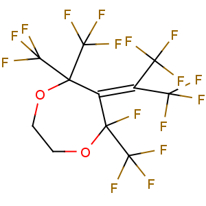 CAS No:94333-56-9 1,4-Dioxepane,5-fluoro-5,7,7-tris(trifluoromethyl)-6-[2,2,2-trifluoro-1-(trifluoromethyl)ethylidene]-