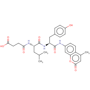 CAS No:94367-20-1 L-Tyrosinamide,N-(3-carboxy-1-oxopropyl)-L-leucyl-N-(4-methyl-2-oxo-2H-1-benzopyran-7-yl)-